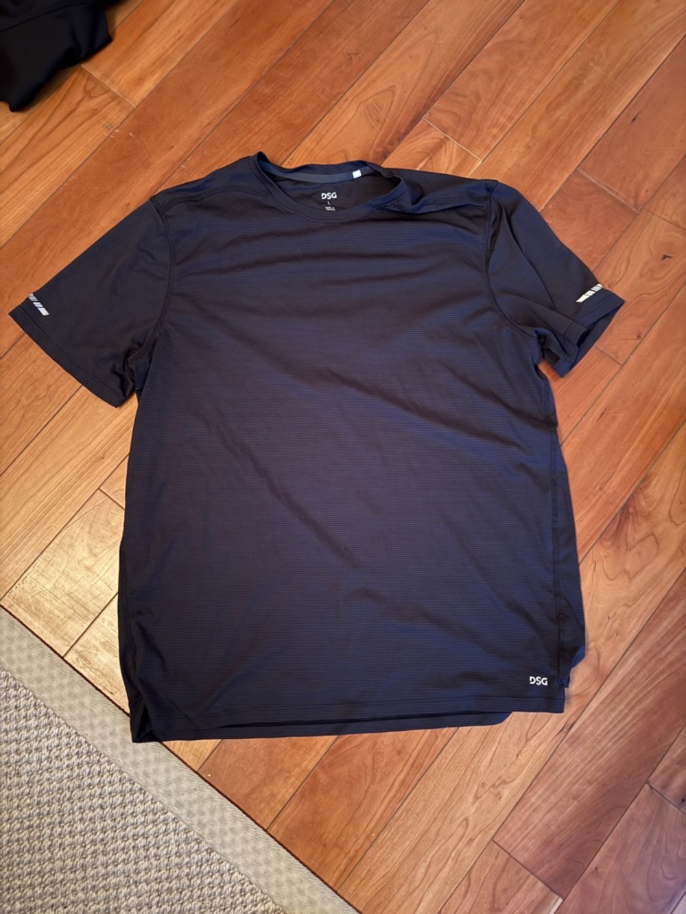 DSG Black Short Sleeve Performance Tee